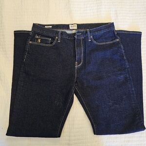 Todd Snyder straight fit dark rinse denim 34x34